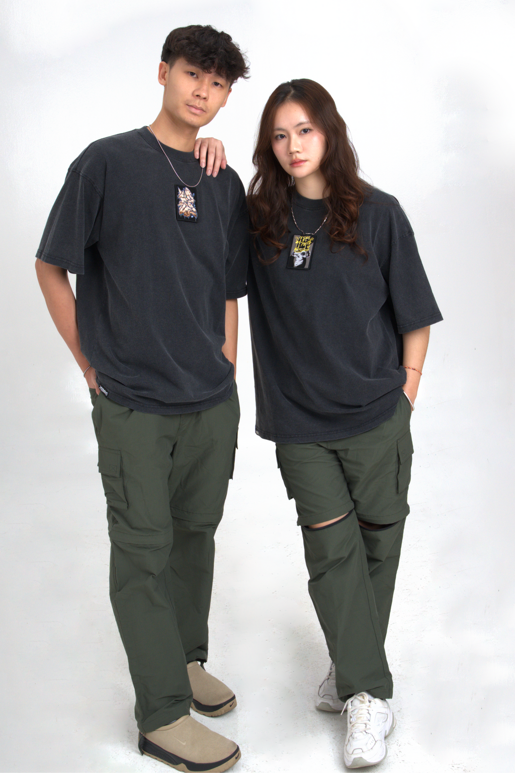Project D.F Parachute Pants in Forest