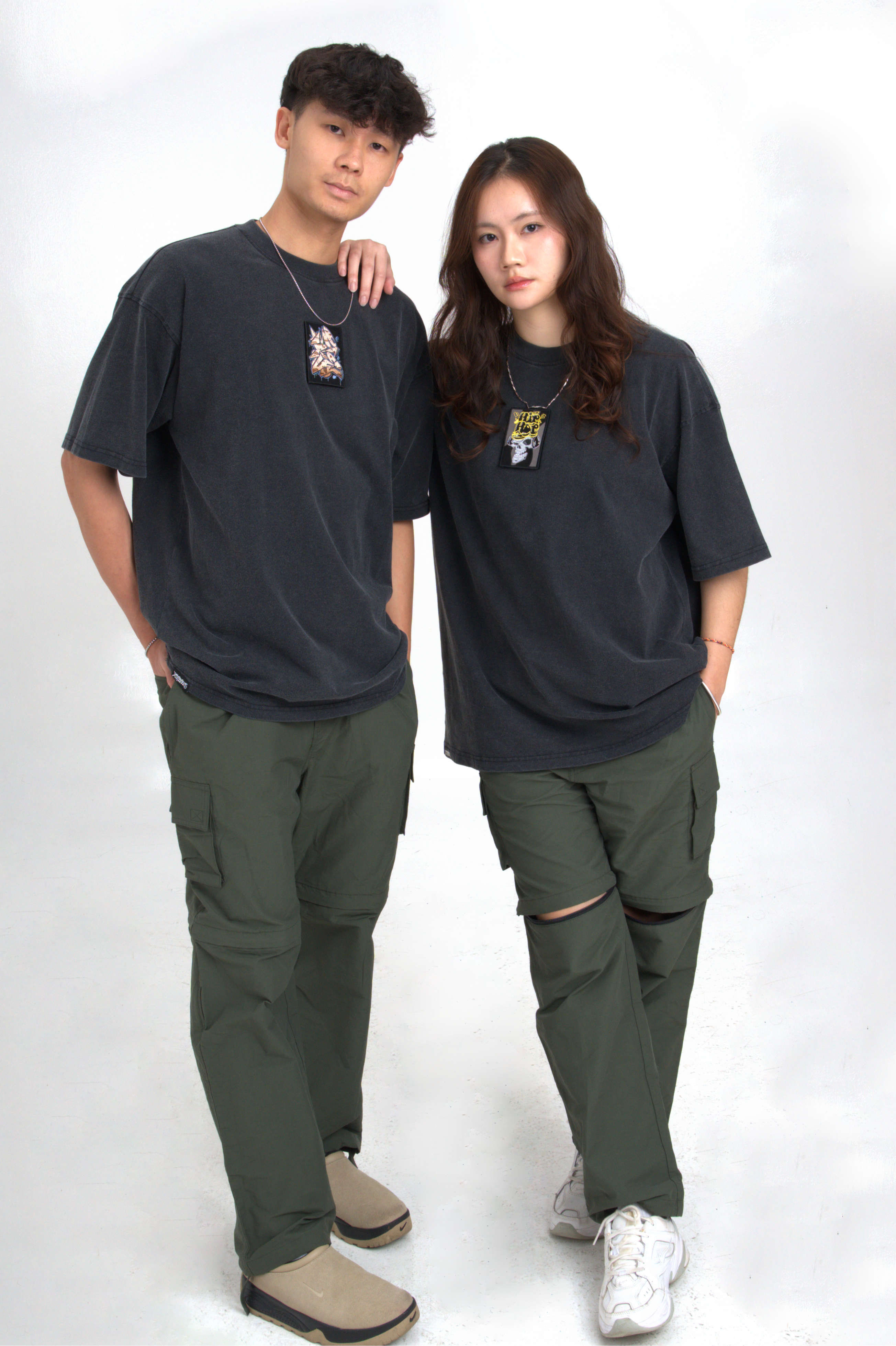 Project D.F Parachute Pants in Forest