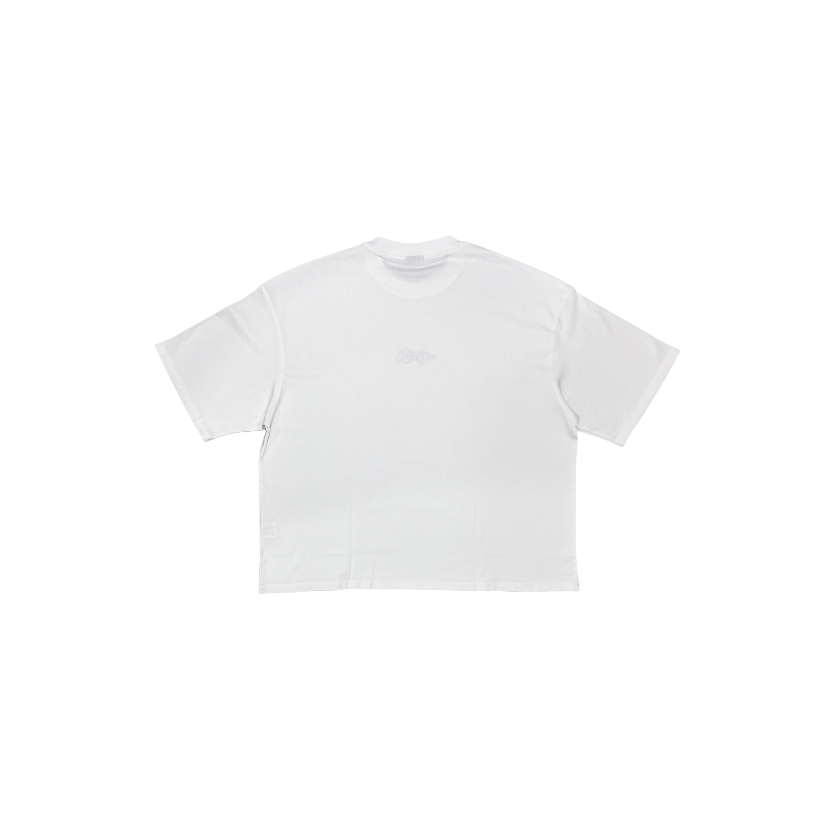 Project "TSCO" White Crop Boxy Tee