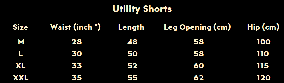 Project Utility Shorts